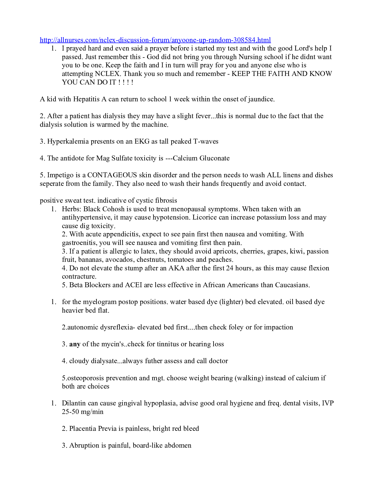 Preview image for NCLEX All Nurses Random Facts